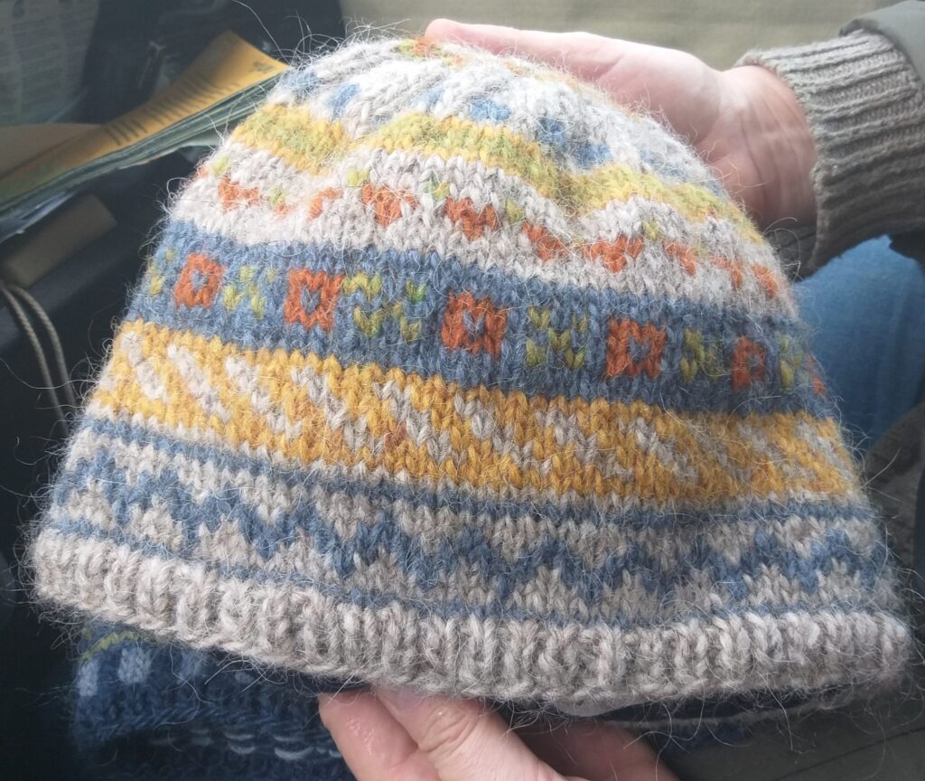 ik brei met IJslandse wol