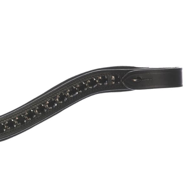 Eques Wave frontriem zwarte kristallen (2) Eques Wave frontriem zwarte kristallen