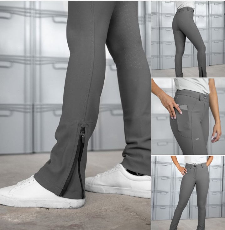 Fager Agnes in grijs Jodhpur rijbroek Agnes