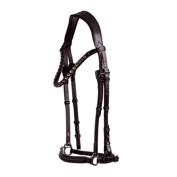 Het Equitec Comfort Lux Rosegold hoofdstel LN