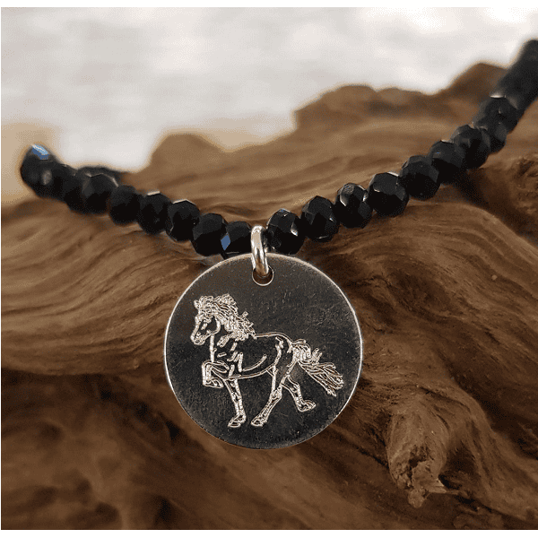 kralenarmbandje Konsert zwart kralenarmbandje Konsert zwart