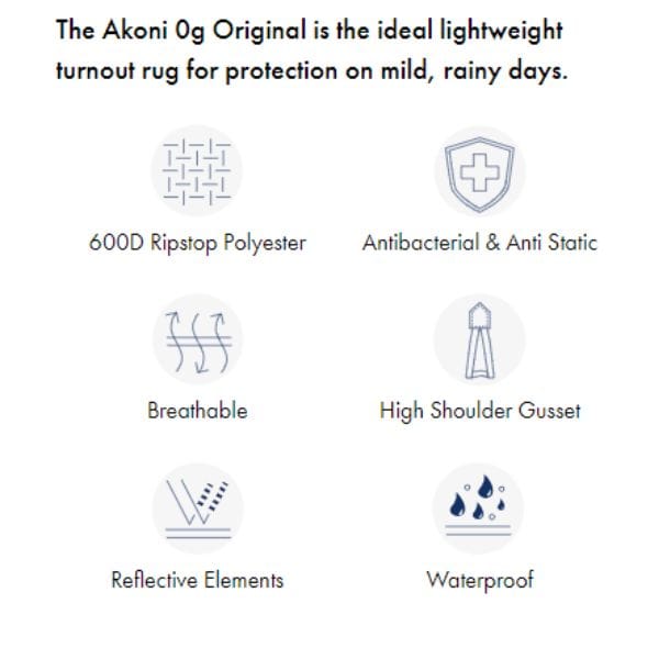 Premier Equine Akoni regendeken (6) Premier Equine Akoni regendeken 0 gram